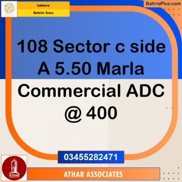 Commercial Plot for Sale in Bahria Town, Lahore - (BP-147051)