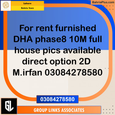 Residential House for Rent in Bahria Town, Lahore - (BP-147192)