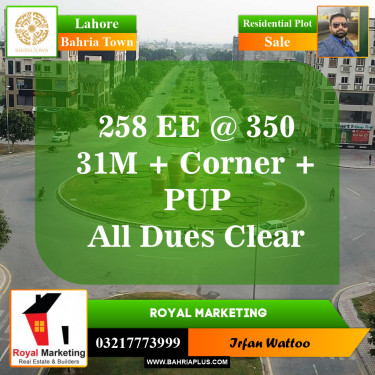 Residential Plot for Sale in Bahria Town, Lahore - (BP-147305)