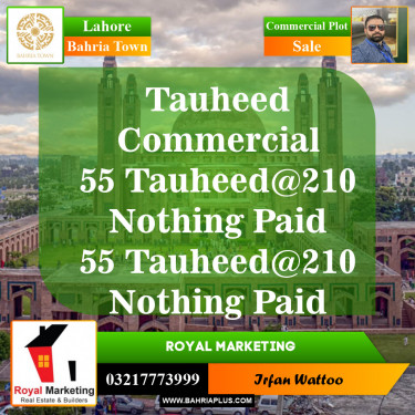 Commercial Plot for Sale in Bahria Town, Lahore - (BP-147306)