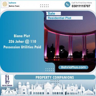 Residential Plot for Sale in Bahria Town, Lahore - (BP-147344)