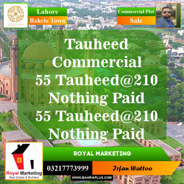 Commercial Plot for Sale in Bahria Town, Lahore - (BP-147544)