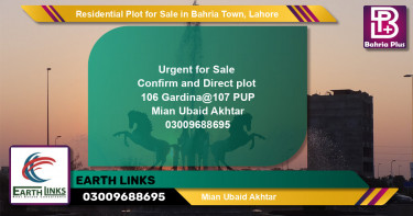 Residential Plot for Sale in Bahria Town, Lahore - (BP-147571)