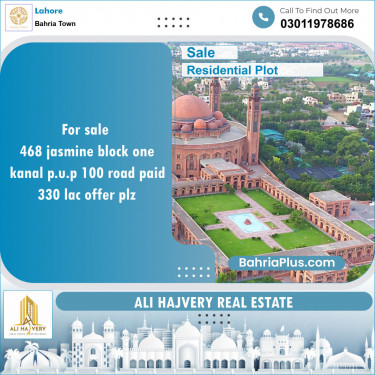 Residential Plot for Sale in Bahria Town, Lahore - (BP-147702)