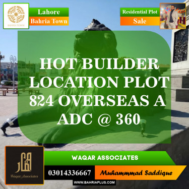 Residential Plot for Sale in Bahria Town, Lahore - (BP-147734)