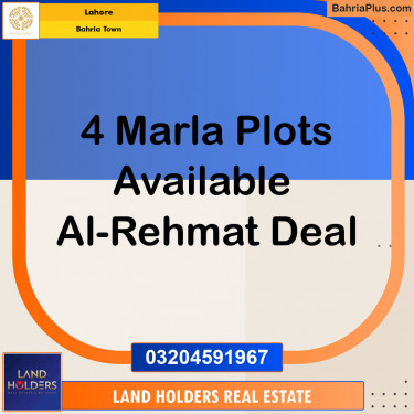 Residential Plot for Sale in Bahria Town, Lahore - (BP-147761)