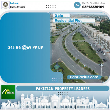 Residential Plot for Sale in Bahria Orchard, Lahore - (BP-147787)