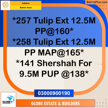 Residential Plot for Sale in Bahria Town, Lahore - (BP-147826)