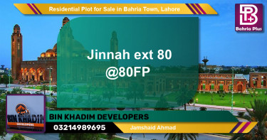 Residential Plot for Sale in Bahria Town, Lahore - (BP-147835)