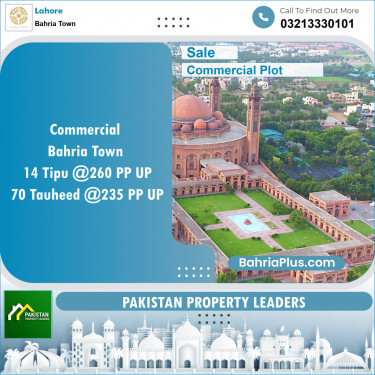 Commercial Plot for Sale in Bahria Town, Lahore - (BP-147854)