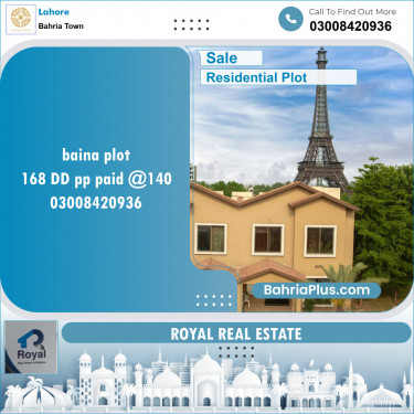 Residential Plot for Sale in Bahria Town, Lahore - (BP-147922)