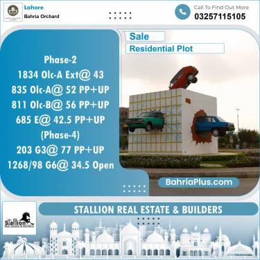 Residential Plot for Sale in OLC-A Ext. Block -  Bahria Orchard, Lahore - (BP-147968)