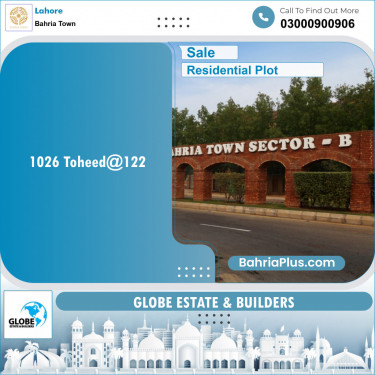 Residential Plot for Sale in Sector F - Tauheed Block -  Bahria Town, Lahore - (BP-148338)
