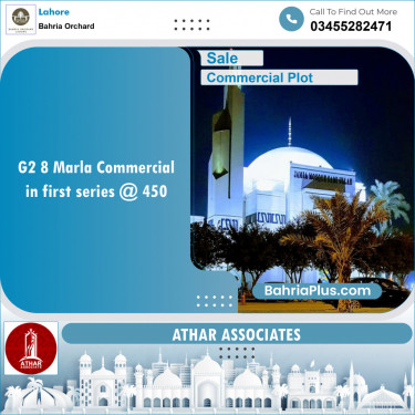 Commercial Plot for Sale in Phase 4 - G2 Commercial -  Bahria Orchard, Lahore - (BP-148579)