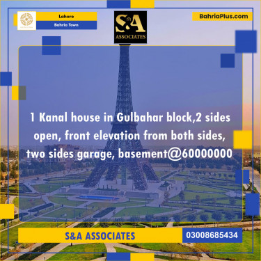 Residential Plot for Sale in Sector C - Gulbahar Block -  Bahria Town, Lahore - (BP-148590)