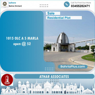 Residential Plot for Sale in OLC-A Block -  Bahria Orchard, Lahore - (BP-149027)
