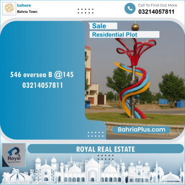 Residential Plot for Sale in Overseas B -  Bahria Town, Lahore - (BP-149167)