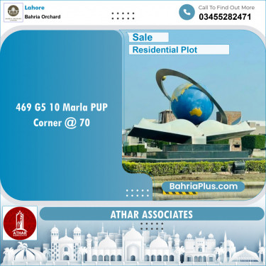 Residential Plot for Sale in Phase 4 - G5 Block -  Bahria Orchard, Lahore - (BP-149245)