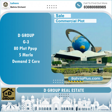 Commercial Plot for Sale in Bahria Orchard, Lahore - (BP-149259)