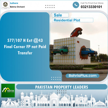 Residential Plot for Sale in Phase 2 - H Block -  Bahria Orchard, Lahore - (BP-149263)