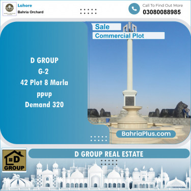 Commercial Plot for Sale in Phase 4 - G2 Block -  Bahria Orchard, Lahore - (BP-149271)