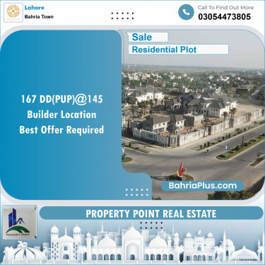 Residential Plot for Sale in Sector D - DD Block -  Bahria Town, Lahore - (BP-149706)