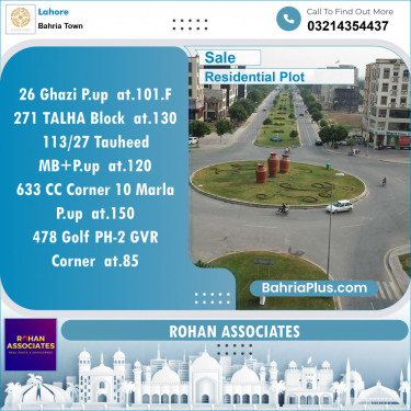 Residential Plot for Sale in Sector F - Ghazi Block -  Bahria Town, Lahore - (BP-149854)