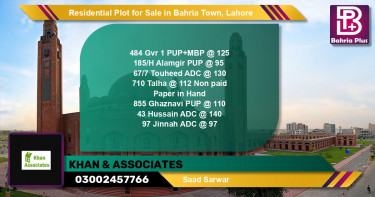 Residential Plot for Sale in Golf Phase 1 -  Bahria Town, Lahore - (BP-149957)