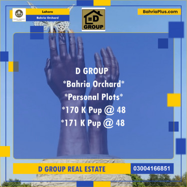 Residential Plot for Sale in Phase 2 - K Block -  Bahria Orchard, Lahore - (BP-149985)