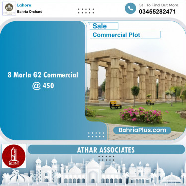 Commercial Plot for Sale in Phase 4 - G2 Commercial -  Bahria Orchard, Lahore - (BP-150197)