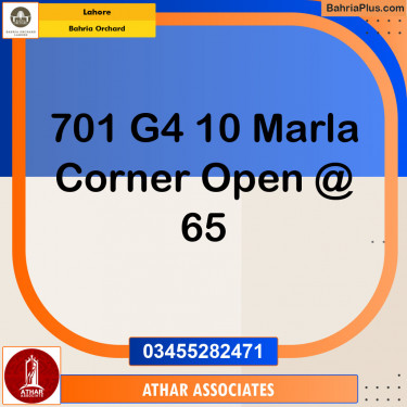 Residential Plot for Sale in Bahria Orchard, Lahore - (BP-150337)