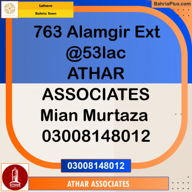 Residential Plot for Sale in Bahria Town, Lahore - (BP-150376)