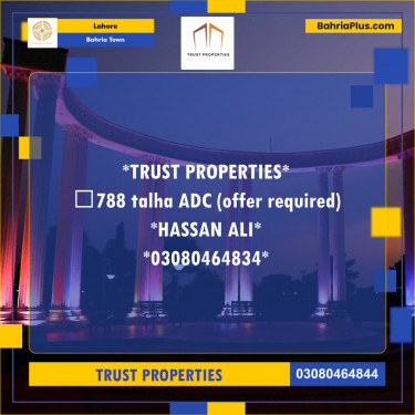 Residential Plot for Sale in Bahria Town, Lahore - (BP-150454)