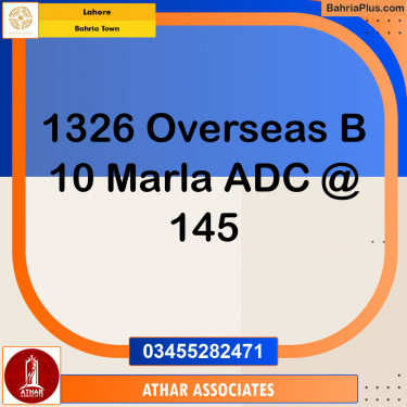 Residential Plot for Sale in Bahria Town, Lahore - (BP-150660)