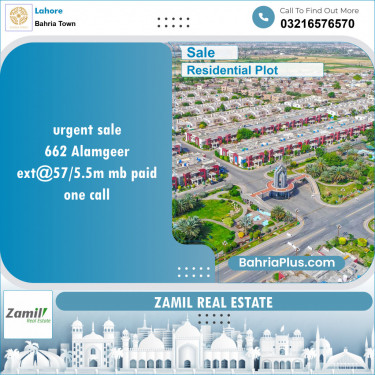 Residential Plot for Sale in Bahria Town, Lahore - (BP-150748)