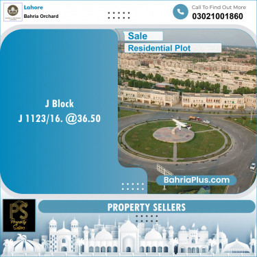 Residential Plot for Sale in Phase 2 - J Block -  Bahria Orchard, Lahore - (BP-150849)