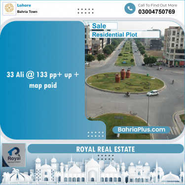 Residential Plot for Sale in Bahria Town, Lahore - (BP-151303)