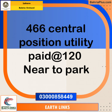 Residential Plot for Sale in Phase 1 - Central District -  Bahria Orchard, Lahore - (BP-151353)