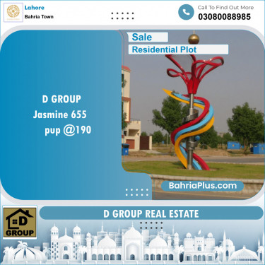Residential Plot for Sale in Sector C - Jasmine Block -  Bahria Town, Lahore - (BP-151534)