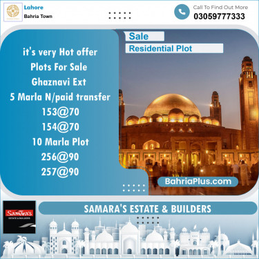 Residential Plot for Sale in Bahria Town, Lahore - (BP-151715)
