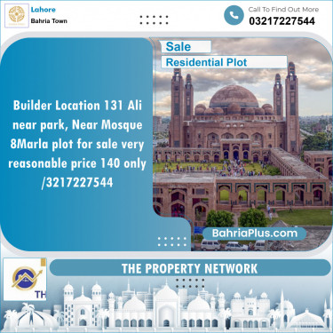 Residential Plot for Sale in Bahria Town, Lahore - (BP-151986)