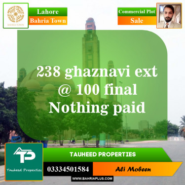 Commercial Plot for Sale in Bahria Town, Lahore - (BP-152011)