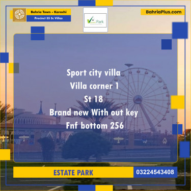 350 Sq. Yards Residential Plot for Sale in Precinct 35 SC Villas -  Bahria Town, Karachi - (BP-152033)