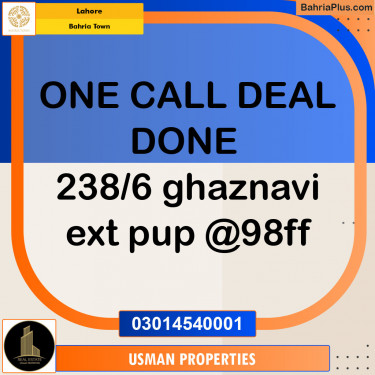 Residential Plot for Sale in Sector F - Ghaznavi Ext. Block -  Bahria Town, Lahore - (BP-152039)