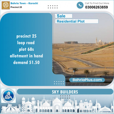 125 Sq. Yards Residential Plot for Sale in Precinct 25 -  Bahria Town, Karachi - (BP-152384)