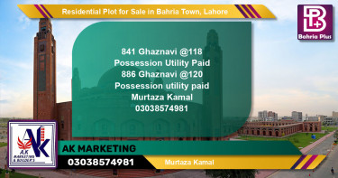 Residential Plot for Sale in Bahria Town, Lahore - (BP-152395)