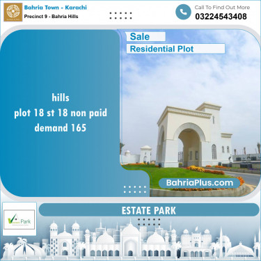 Residential Plot for Sale in Precinct 9 - Bahria Hills -  Bahria Town, Karachi - (BP-152417)