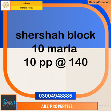 Residential Plot for Sale in Bahria Town, Lahore - (BP-152525)