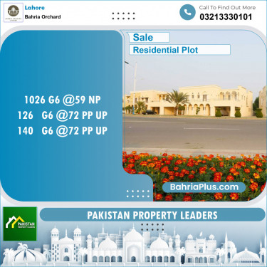 Residential Plot for Sale in Bahria Orchard, Lahore - (BP-152541)