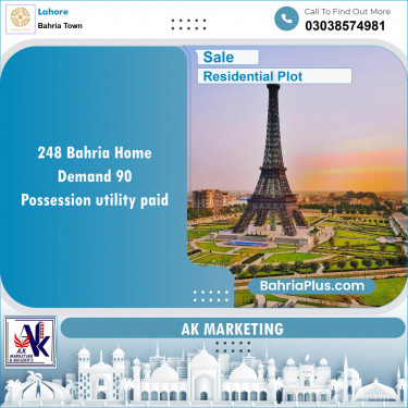 Residential Plot for Sale in Bahria Town, Lahore - (BP-152864)